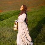Earth-Tone Belted Abaya-Style Dress - Nooreah Product