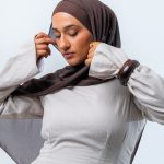 Earth-Tone Belted Abaya-Style Dress - Nooreah Product