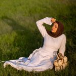 Earth-Tone Belted Abaya-Style Dress - Nooreah Product